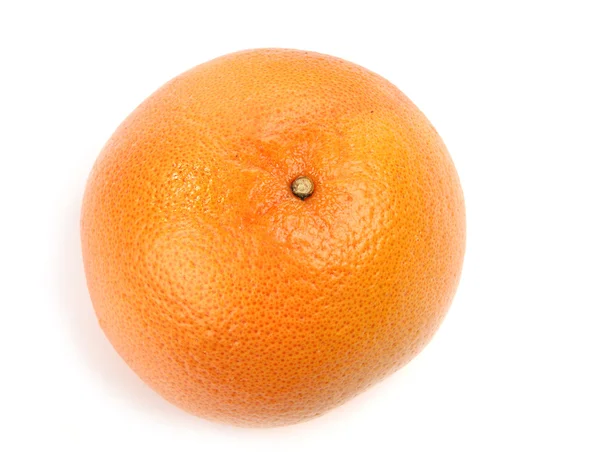Velké grapefruitu záběr, na bílém pozadí — Stock fotografie