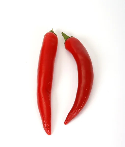 Zbliżenie czerwony hot chili peppers — Zdjęcie stockowe