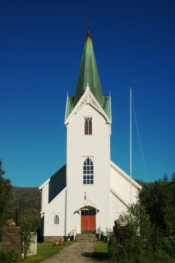 Church in Northern Norway clipart