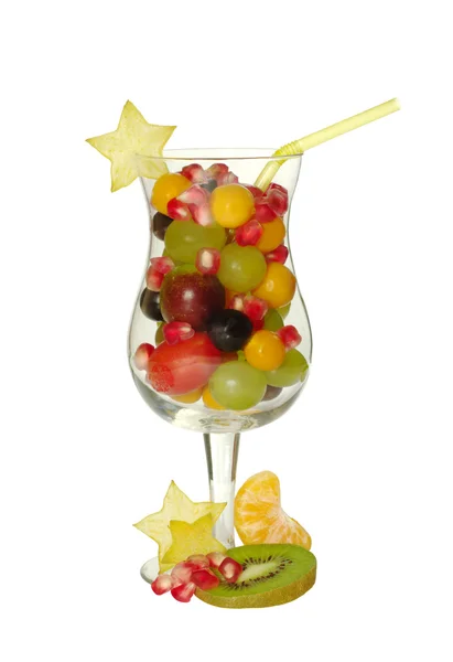 Φρούτα σε ποτήρι — Φωτογραφία Αρχείου