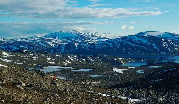 Hiking in Northern Scandinavia — Stock Photo, Image