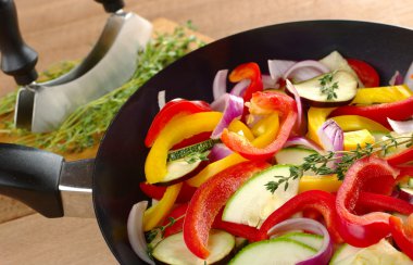 Preparing Ratatouille clipart