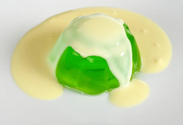 Green Jelly — Stock Photo, Image