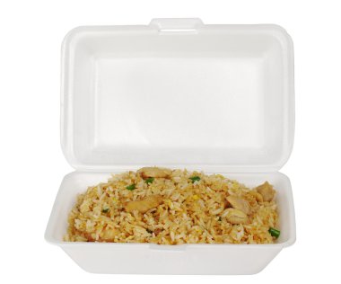 Chinese Fried Rice with Chicken clipart