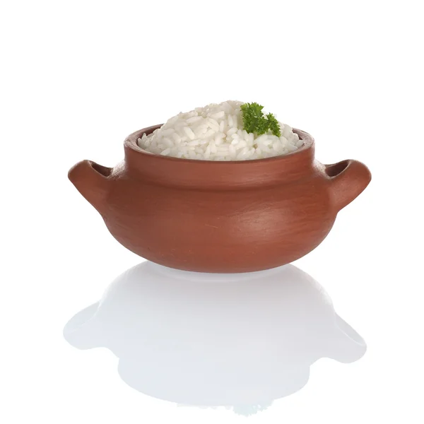 Gotowanego ryżu w misce — Zdjęcie stockowe