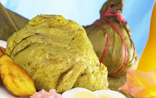 Traditional Peruvian Food Called Juane — Stock Photo, Image