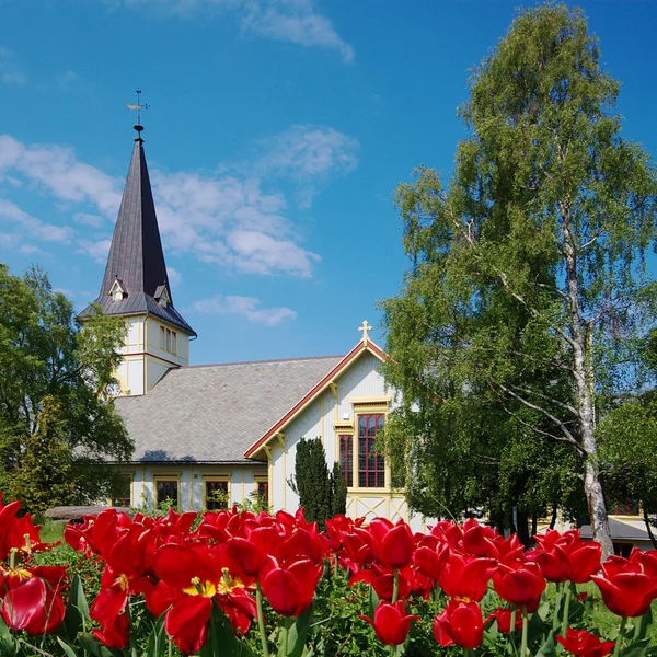 Stock image Church in Grimstad, Norway