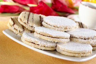 Peruvian Cookies Called Alfajores clipart