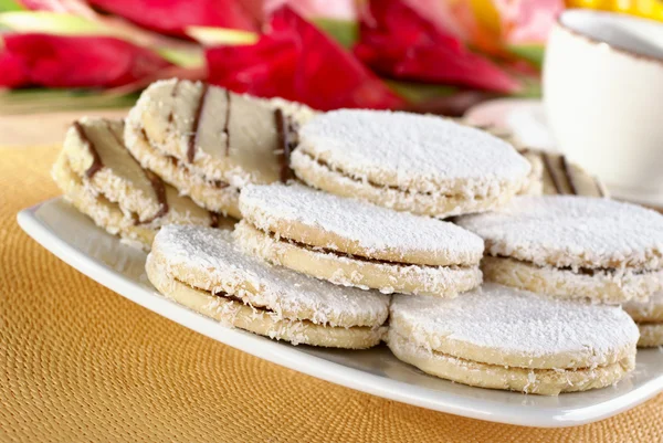 Peruvian Cookies Called Alfajores — Stock Photo, Image