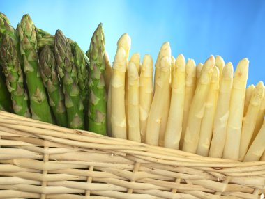 Asparagus in Basket clipart