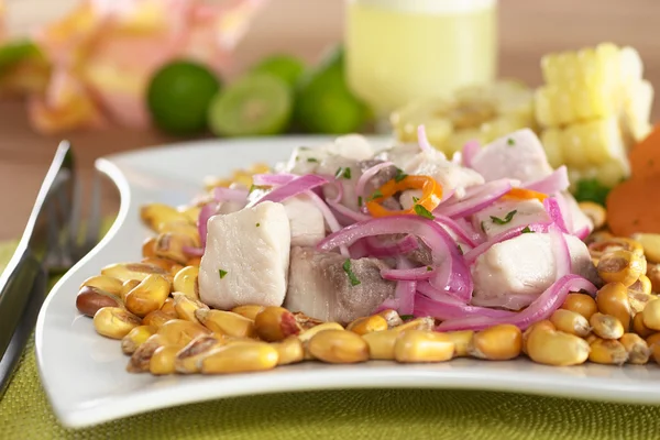Peruvian-Style Ceviche — Stock Photo, Image