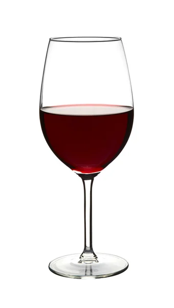 Vino rosso in bicchiere di vino — Foto Stock