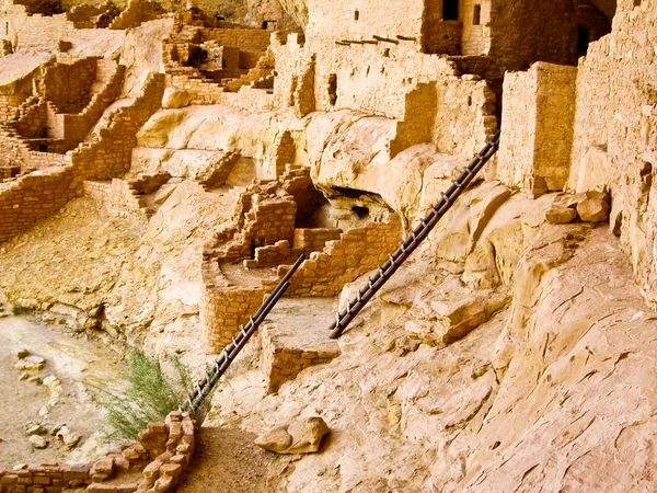 Ερείπια Των Αρχαίων Λαών Mesa Verde Κολοράντο Ηπα — Φωτογραφία Αρχείου
