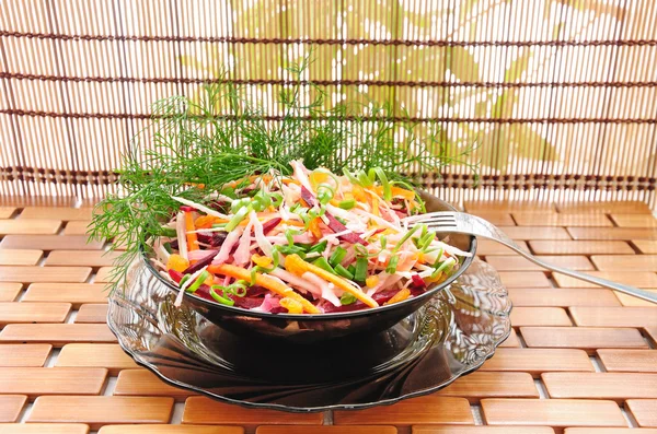 新鲜蔬菜沙拉 图库图片