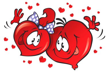 Two Hearts clipart