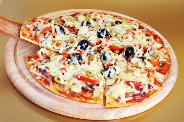 Fresh baked pizza — Stock Photo, Image