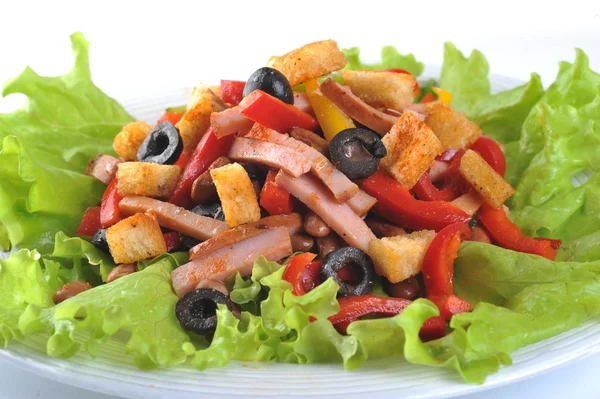 Salade op plaat — Stockfoto