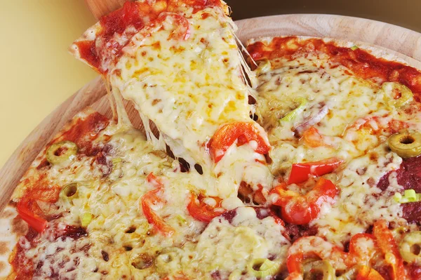 Pizza slice Stock Image