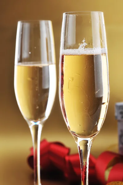 Brýle shampagne — Stock fotografie