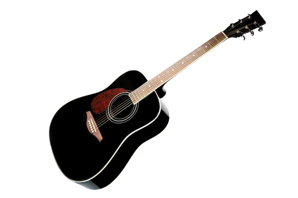 Guitarra negraGuitarra negra Guitarra negra — Foto de Stock
