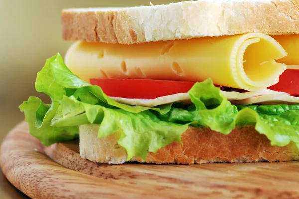 Friss és ízletes szendvics — Stock Fotó