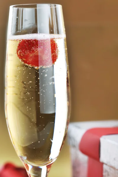 Champagne glas — Stockfoto