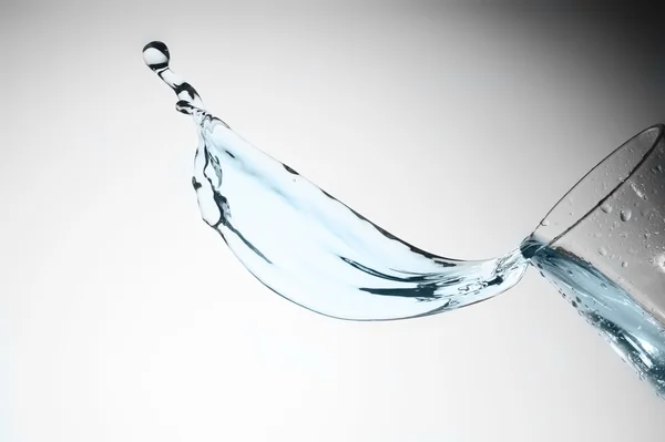 Schöne Wasserspritzer einfrieren — Stockfoto