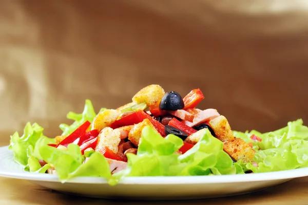 Salad on plate — Stock Photo, Image