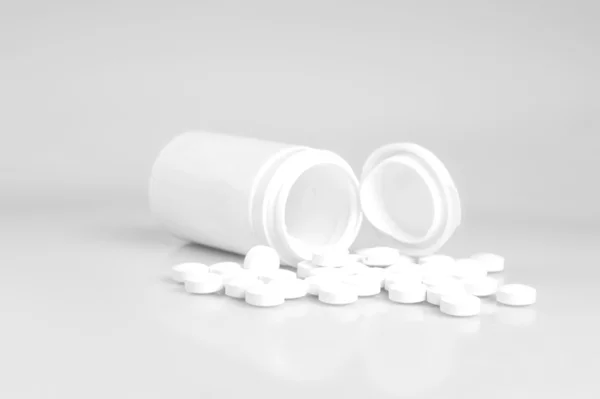 Beyaz tabletler — Stok fotoğraf