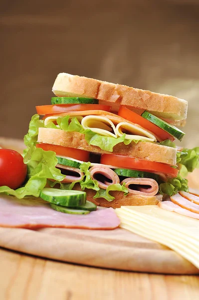Sándwich sabroso — Foto de Stock