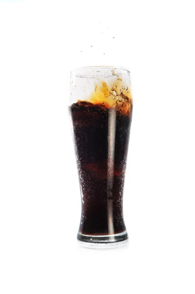 Cola en vidrio — Foto de Stock