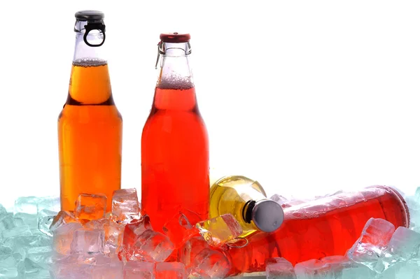 Flasker med drikkevarer - Stock-foto