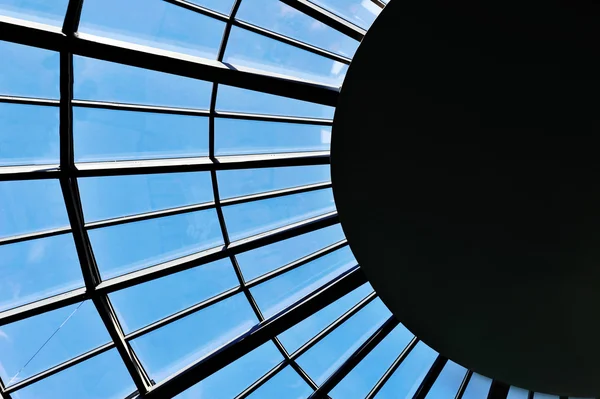 Telhado Vidro Moderno Edifício — Fotografia de Stock