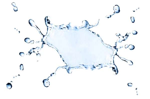 Vatten Stänk Mycket Närbild — Stockfoto