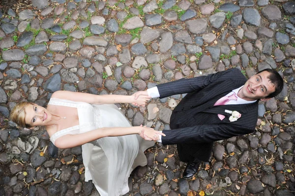 stock image Groom and bride