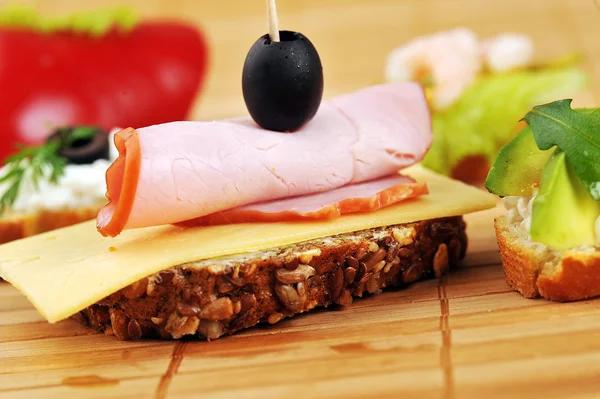 stock image Sandwich with ham