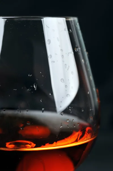 Brandy in glass — Stock Photo, Image