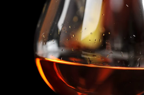 Brandy i glas — Stockfoto