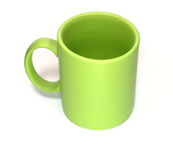 Light green tea cup — Stock Photo, Image