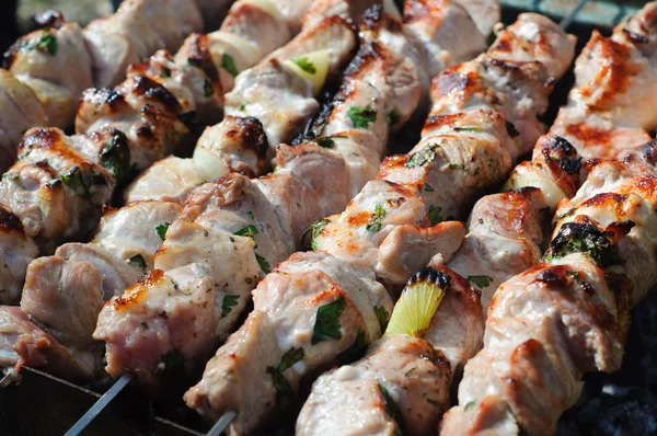 stock image Souvlaki barbecue