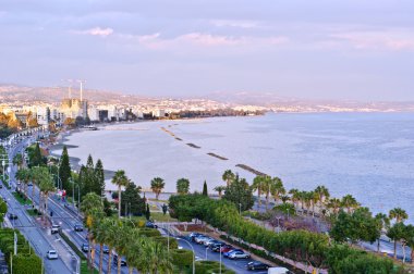 Limassol cityscape clipart