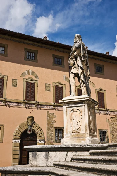 Piazza del Duomo, Arezzo, Toscana, Italia — Foto Stock