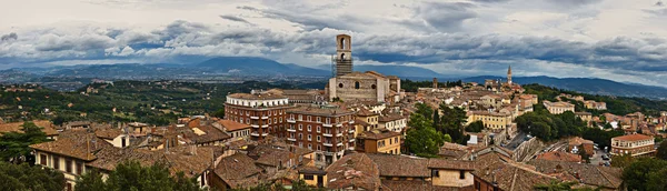 Panoramisch uitzicht van prugia, umbria, Italië — Stockfoto