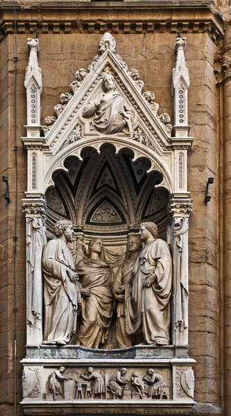 Orsanmichele decoração, Florença — Fotografia de Stock