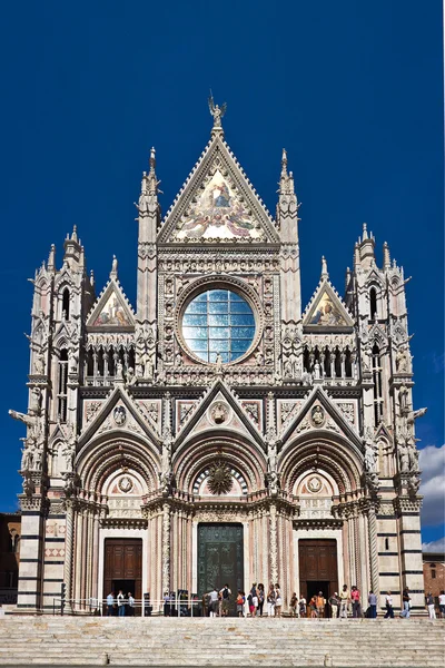 Der dom (kathedrale) von siena, toskana, italien — Stockfoto