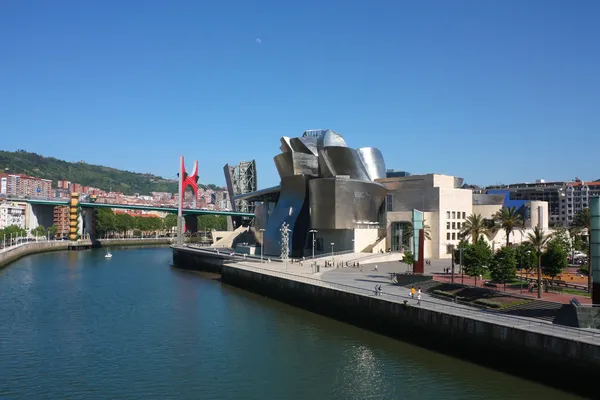 Stadtbild von Bilbao lizenzfreie Stockbilder
