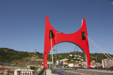 La Salve bridge, Euskadi, Bilbao. clipart