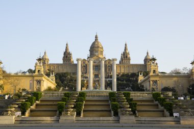 National Palace of Barcelona clipart