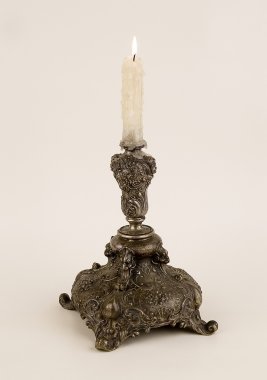 Bronze candlestick clipart