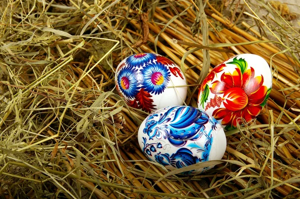 stock image The painted eggs